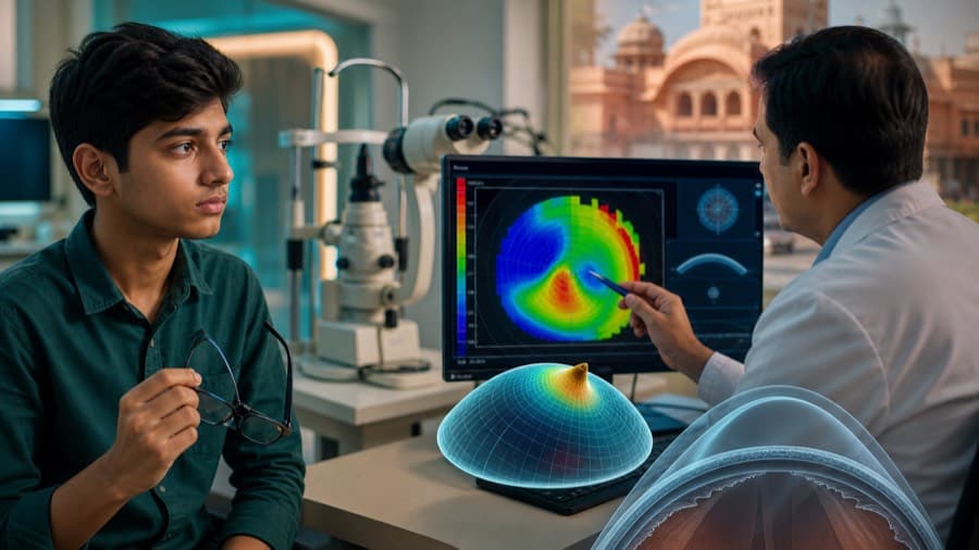 Keratoconus Early Signs in Jaipur: Frequent Number Change Is Not Always Normal