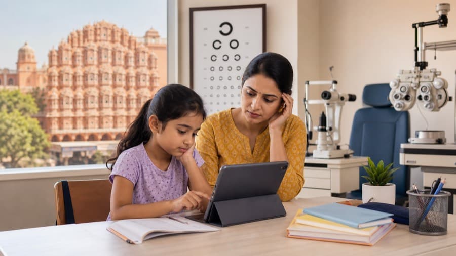 Is Your Child's Eyesight Getting Worse? Myopia and Mobile Screens in Jaipur