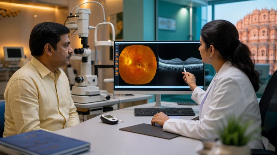 Diabetes Can Damage Your Eyes Before Vision Drops: Retina Screening in Jaipur