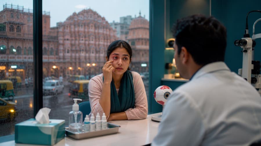 Monsoon Red Eye in Jaipur: Infection, Allergy, or Something More Serious?